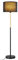 LALISU Stehlampe LED Vintage Lampe Wohnzimmer Vintage Retro Industrial Design E27, 152cm Classic Standlampe für Wohnzimmer, Schlafzimmer, Büro, Hotel (Schwarz)
