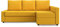 MASTERS OF COVERS Ersatzsofabezug für IKEA Friheten Ecksofa Links/Rechts Chaise, Individuelle Passform, Strapazierfähiger Stoff, 230 x 68/151 x 66 cm (Gelb, Polyester)