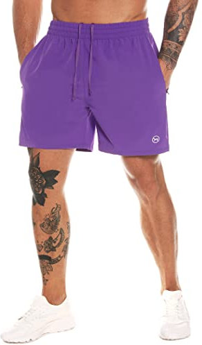 MOVEUP Pantaloncino Uomo Running - Leggings Corti Aderenti e Pantaloncini Palestra - Tight Sportivo Leggero per Corsa, Sport, Fitness, Palestra