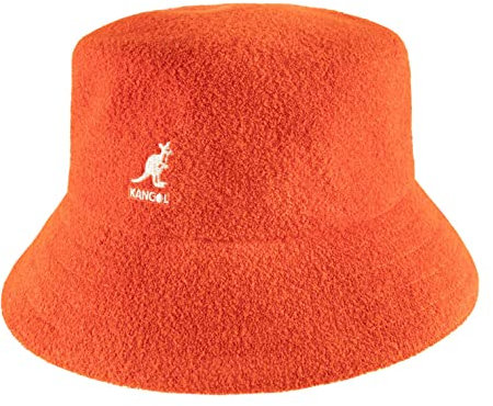Kangol Bermuda Bucket Bucket Hats Size S Orange