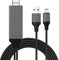 TFUFR HDMI Adapter Cable for iPhone to TV, 1080P HDTV Digital HDMI Adapter Cord HDMI Converter Compatible with iPhone 11 Pro XS MAX XR X 8 7 6s Plus iPad iPod to TV Projector Monitor