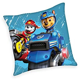 Herding Paw Patrol Dekokissen, 40 x 40 cm, 100% Polyester, Blau