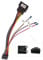 Hikity Adaptateur Branchement Autoradio, Câble Adaptateur 16 Broches vers ISO avec Lignes de Commande au Volant et Ligne de Commande Inverse pour Prise Standard ISO Stéréo de Voiture Android