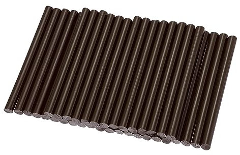 X AUTOHAUX 36pcs 7 x 100mm EVA Paintless Dent Repair Hot Melt Glue Sticks Brown