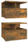 vidaXL Nachttisch 2Stk. Hängend Räuchereiche 40x31x27 cm Holzwerkstoff