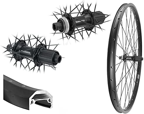 Bärwinkels 28 Hinterrad Hohlkammer Disc Shimano Industrielager Boost Steckachse 12mm Centerlock Boost 148mm