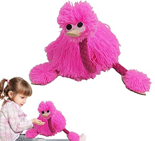 Jomewory marioneta Avestruz, marioneta Cuerda, Marionetas Avestruz, marioneta Cuerda, marioneta Avestruz para niños, marioneta Mano, marioneta Hecha a Mano, marioneta Avestruz