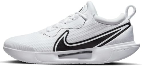 Nike Herren M Zoom Court Pro Hc Sneaker, Weiß Schwarz, 43 EU