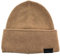 Calvin Klein Leather Patch Docker Beanie Natural Khaki