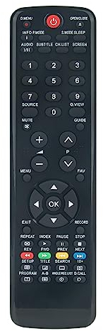 HTR-D06A Telecomando di Sostituito Adatto Per Haier TV LT19Z6 TF24Z6 LET32C800HF LE29C810CF L19C11WL2011W-C L20C11W L42M1 LTF24Z6 LY19Z6 LYF24Z6 LET39C800 LET50C800HF