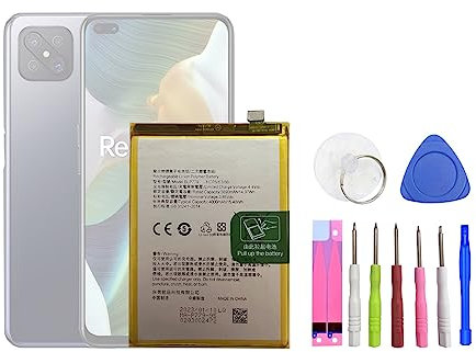 HIGHAKKU Ersatzakku Batterie BLP779 kompatibel mit Oppo A92s & Oppo Reno 4Z with Tools
