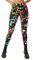 sissycos Halloween Leggings für Damen，80er Bunte Leggings, 3D Druck Bunte Leggings Damen, Halloween Bunte Leggings 90er Neon Leggings Damen Drucke Freizeithosen,Leggings für Party