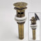 Antikes Kupfer Abfluss Vintage Waschbecken Stein Becken Becken Waschbecken Hüpfen Badezimmer Handwaschbecken Klappe Pool Zubehör Waschbecken, 24 antike Chrysantheme mit Löchern. Mit Babywanne