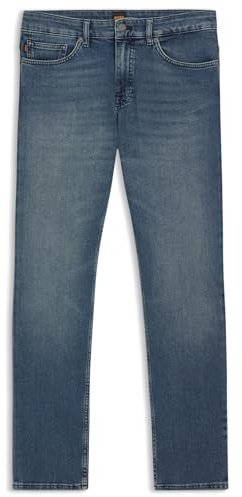 BOSS Herren Delaware BO Delaware Slim-Fit Jeans aus komfortablem Stretch-Denim in Blau