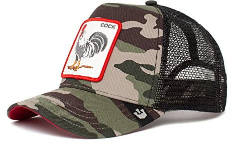 Goorin Bros. The Farm Unisex Original Adjustable Snapback Trucker Hat, Camo (The Cock), One Size, Camo (der Hahn), Einheitsgr��e