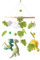 Mamimami Home Mobile Baby Windspiele, Babyzimmer deko,Filz-Regenwald-Anhänger, Bettglocke, hängendes Mobile, gehäkelte Tiger-Affen-Dekoration, Krippen-Windspiele für Mädchen und Jungen
