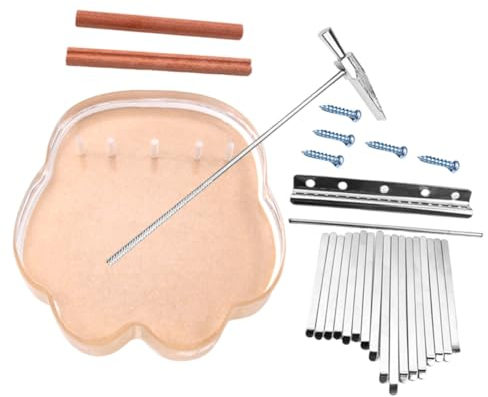 BESTonZON 1satz Tasten Kalimba Set Ergonomisch Gestaltetes Einfachen Zusammenbauen Für Anfänger Und Gefertigt