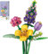 fun4kid Mini Bricks Blumenstrauß Bausatz Sets, künstliche Blumen Bausteine Set für Erwachsene, Dekoration Zuhause, 608 Teile kreative botanische Sammlung für Mädchen im Alter von 8–12 Jahren (4604)