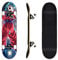 Anime Skateboard Vollboard, 31x8 Zoll Anfänger Skateboard, Teen Longboard Double Kick Deck Concave Skateboard, 7 Lagen Ahorn Cruiser Skateboard
