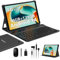 FORUSER Tablet 10 Pulgadas Android 14 Tableta 5G WiFi Octa Cores,2.0GHz Tablet PC 36GB RAM+128GB ROM,1920 * 1200 FHD incell,8000mAh,13MP+8MP,GPS,Face ID,Tablet con Teclado,Ratón-Negro