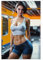 CSESTCGN Poster Resident Evil Jill Valentine, 3 Leinwand-Poster, Schlafzimmer, Dekoration, Landschaft, Büro, Raumdekoration, Geschenk, 30 x 45 cm