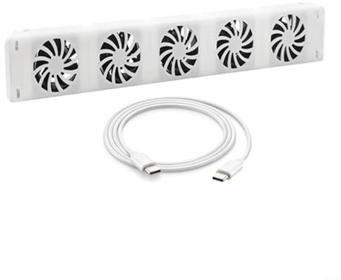Ventilador Para Radiadores,Amplificador Radiador Con 5 Ventiladores Mejorados, ventilador De Calefacción Balda Radiador Comodidad De Velocidad Ahorro De Energía Menos Ruido(Expansion-Set)