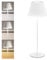 CSL - Tischlampe LED mit Akku - Kabellos - Touch - Helligkeit dimmbar - warmweiß neutralweiß kaltweiß - Metall - großer Akku - Tischleuchte - Nachttischlampe - Leselampe - Indoor/Outdoor - weiß