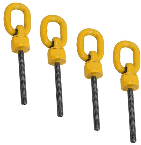 M10 x 18mm Swivel Rotating Lifting Point Eye Bolt with Ring 0.5t Capacity 1pc