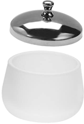 Didiseaon Nail Tech Cup Glass Nail Art Bowl with Lid Manicure Bowl for Nails s Damping Dish for Nails