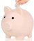 L&W Luck Tirelire Cochon, Tirelire Incassable, Pièces de Monnaie, Petite Monnaie, Tirelire Enfants, Filles Garçons, Accessoires Mignons (Viande)