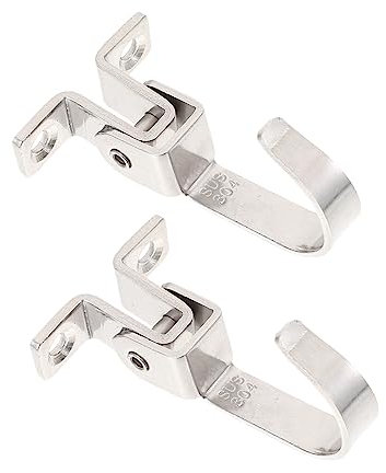 ULTECHNOVO 2stücke Deckenhaken Aus Edelstahl Haken Für Deckenmontage Mit Passenden Schrauben Silberfarben Tragfähig Für Ventilatoren Und Hängematten Geeignet Für Küche Bad Balkon Und Wohnzimm