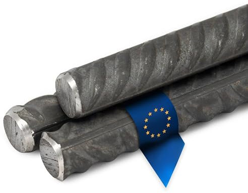 Stahl-Shop24 - Baustahl 500 mm Ø 28 mm - Betonstahl nach DIN 488 - Gerippter Bewehrungsstahl für Armierung - Moniereisen für Hausbau, Fundament & Estrich - Verzinkbar & hochfest