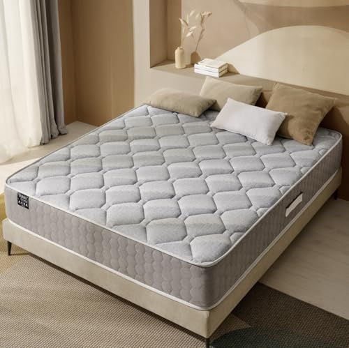 Materasso Matrimoniale 200x200 Premium Rigido Memory Foam Ortopedico 7 Zone – 28 cm Spessore Alto – Alta Durata – Sollievo dal Mal di Schiena – Antiacaro & Ipoallergenico – Certificato OEKO-TEX.