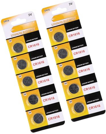 Ksikdeg CR1616 CR1620 CR1625 CR1632 Lithium Coin Button Cell Batteries 3V for Car Key Remotes and Low Power