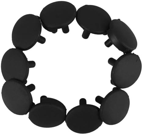 UKCOCO 10 piezas de Silicona para Freidora de Aire Accesorios Antideslizantes de Esquinas Repuestos para Bandejas de Freidora Fáciles de Limpiar y Duraderos