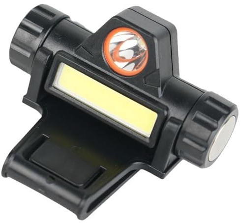 Luz de casco de soldadura, doble iluminación, luz de soldadura giratoria con abrazadera, ligera, impermeable y magnética, USB, fuerte montaje en la cabeza, linterna para casco con