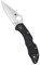 Spyderco Delica 4 Spyder Kantenfaltmesser, Schwarz