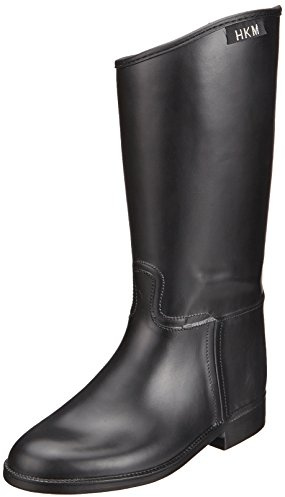 HKM Herren Reitstiefel Kurz und Eng mit Elastikeinsatz