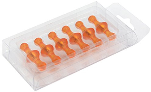 Magnet Expert® Small Fruity Coloured Skittle Magnets - Orange (1 Pack of 12)