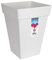Elho Loft Urban Carré Haut 30 - Pot De Fleurs pour Extérieur - Ø 29.3 x H 41.3 cm - Blanc/Blanc