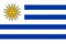 Top Qualität - Flagge Uruguay Fahne, 90 x 150 cm, EXTREM REIßFEST, Keine BILLIG-CHINAWARE, Stoffgewicht ca. 100 g/m², sehr robust, extra starke Messing-Ösen - mehrfach umlaufend genäht, ideal als Hissflagge Hissfahne für Innen/Außen, für Ha
