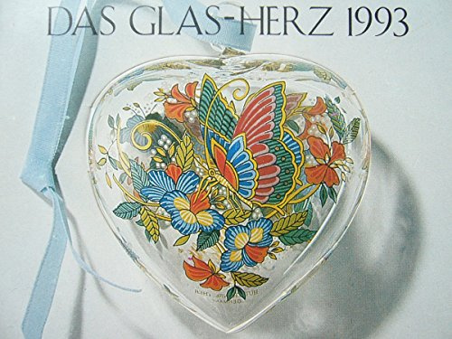 Hutschenreuther - Das Herz aus Glas 1993 - Glasherz Kristallhez Jahresherz - NEU - OVP - 1. Wahl