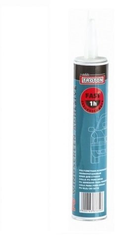 Glue for car windscreen installation Inter Troton, quick-hardening, car window adhesive, windscreen adhesive, 310 ml