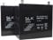 SLK Power Mobility Scooter Gel Battery Pair of 2 x 12v 55ah Reliable And long Lasting Replacement Batteries For Electric Scooters And Wheelchairs