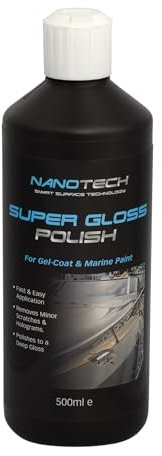 NanotechSST | Super Gloss Polish 500ml Purple | High Gloss Marine Finishing Varnish | Varnish for Boat Paints | For Light Color Gel Polish or Lacquer