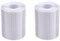 BigTron Nastro adesivo riflettente di alta qualità, resistente alle intemperie, 2 rotoli da 5 cm x 3 m (bianco argento)