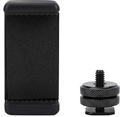 Oumij Universal Mic Stand und Light Mount Plate Adapter 1/4 Blitzschuh-Schraubadapter Stativhalterung für DSLR-Kamera