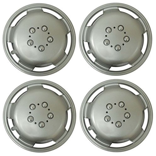 UKB4C Set 4 x Extra Deep Dish Commercial Wheel Trims/Hub Caps for Vans Motor Homes & Mini Buses (15)