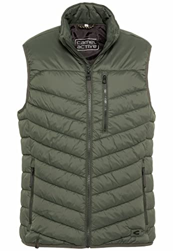 camel active Herren 460200/9e52 Weste, Grün, 50