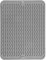 Thinkingwings Silicone Dish Drying Mats, Non-Slip Eco-Friendly Kitchen Drying Mat, Easy Clean Draining Board Mat, Dish Drainer Mat for Kitchen Counter(15.8x12 inches,Grey)